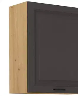 Kuchynské skrinky visiace Kuchynská skrinka STILO grafit mat/artisan 60g-72 1f