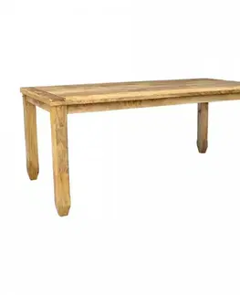 Jedálenské stoly Jedálenský stôl Devi 200x90 indický masív mango