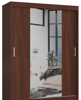 Šatníkové skrine Šatníková skriňa AIRIZ150, wenge