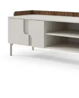 TV stolíky Meblar  TV stolík POSITANO P10 | cashmere / orech alba