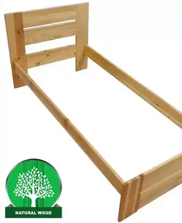 Jednolôžkové postele Posteľ Pola 100 borovica