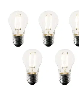 LED osvetlenie Sada 5 inteligentných LED žiaroviek E27 P45 4,5 W 470 lm 1800-4000K