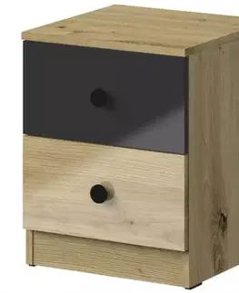 Všetky produkty Nočný stolík Nero 09 Čierna Lesk