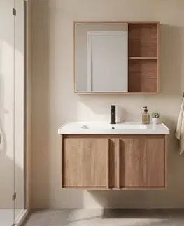 Kúpeľňový nábytok REA - Súprava kúpeľňového nábytku s umývadlom Gama T25023 HHL 70CM REA-M0209