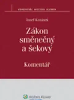 Zákony, zbierky zákonov Zákon směnečný a šekový - Josef Kotásek