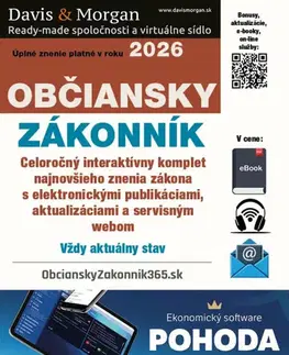 Občianske právo Občiansky zákonník 2026