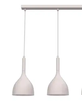 Svietidlá  Luster na lanku NOAK 3xE27/15W/230V krémový 7269A