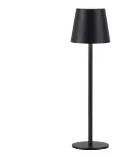 Lampy Leuchten Direkt19250-18-LED Vonkajšia nabíjacia lampa EURIA LED/3W/5V IP54 čierna 19250-18