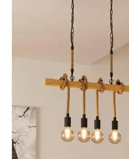 Svietidlá Eglo 43318 - Závesný luster YOUNGSTOWN 4xE27/40W/230V 43318
