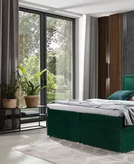 Manželské postele MOREN 09 boxpringová posteľ 180x200, Kronos 19