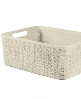 Kúpeľňové doplnky Košík M Jute 245371 krémový 12l