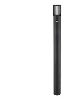 Záhradné lampy Globo 32163S - Vonkajšia lampa so senzorom MERVIN 1xE27/15W/230V IP54 100 cm 32163S