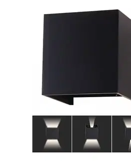 Svietidlá  LED Vonkajšie nástenné svietidlo LED/5W/230V 4000K IP65 čierna 217087