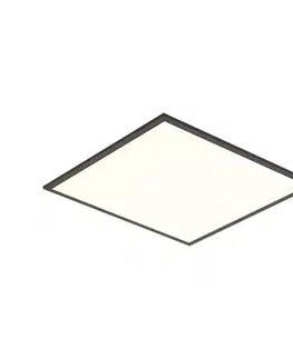LED-Panely LED panel čierny štvorcový vrátane LED 3-stupňové stmievanie - Reeves