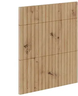Kuchynské skrinky Čelo skrinky Luxeo F14-D60S3-AX ryfla dub