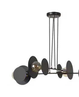 Svietidlá EMIBIG Luster na lanku IDEA 4xE27/15W/230V čierna 792/4