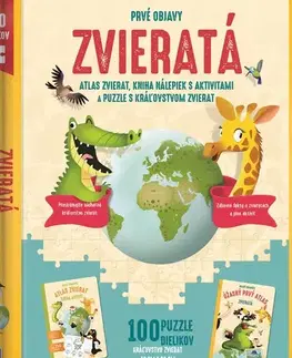 Príroda Mladý objaviteľ: Úžasný prvý atlas zvierat