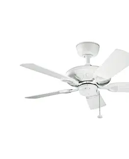 Ventilátory Elstead Kichler KLF-KEVLAR-42-WHT - Stropný látor KEVLAR pr. 107 cm IP44 KLF-KEVLAR-42-WHT