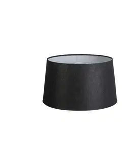 Tienidlo na lampu Ľanové tienidlo čierne 35 cm