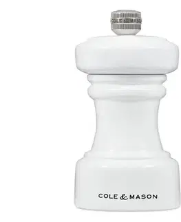 Mlynčeky Cole&Mason Cole&amp;Mason - Mlynček na korenie HOXTON 10,4 cm buk/lesklá biela H233064