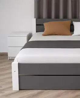 Postele Elvisia Manželská posteľ LEA s roštom | 160 x 200 cm Farba: dub sonoma
