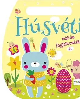 Nalepovačky, vystrihovačky, skladačky Húsvéti mókás foglalkoztató 2. - sárga