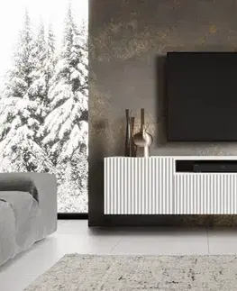 TV stolíky ArtAdrk TV stolík NOEMI závesný | biela