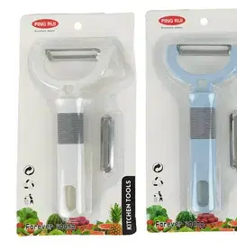 Škrabky MAKRO - Škrabka na zeleninu 17cm rôzne farby