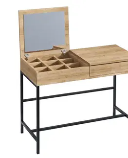 Konferenčné stolíky Kozmetický stolík Linda Black and Oak