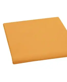 Plachty Bellatex Plátené prestieradlo, horčicová, 150 x 230 cm