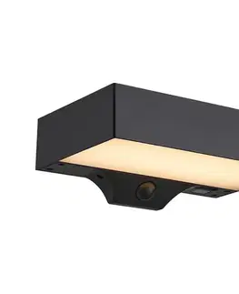 Svietidlá Nordlux - LED solárne nástenné svietidlo MONAY LED/5W/5V IP44 so senzorom 2518341003