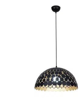 Svietidlá  Luster na lanku LISA BLACK 1xE27/60W/230V ML6134