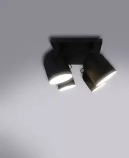 Moderné lampy do obývačky Luster Spectra black 2612 LS4