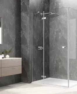Sprchové dvere POLYSAN - GLOBE CHROME obdĺžniková sprchová zástena 800x1000, číre sklo, ľavá GB1080-3415LC