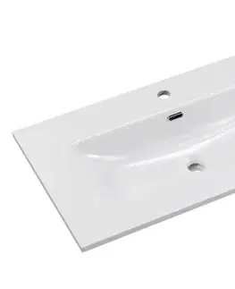 Umývadlá ArtCom Keramické umývadlo FLY 80 | E-8073-80 | biely lesk 80 cm