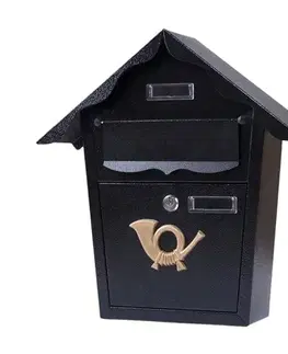Poštové schránky Poštová oceľová schránka Raven, antracitová