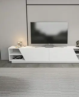 Konferenčné stolíky Televízny stolík Rhodes White