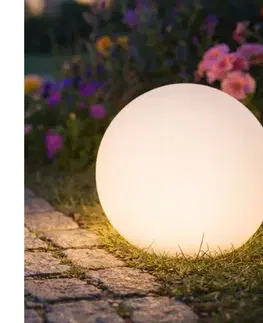 Záhradné lampy Zuma Line Mc40E - Vonkajšie svietidlo GLOBO 1xE27/15W/230V priemer 40 cm IP44 Mc40E