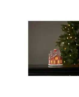 Vianočné dekorácie Eglo 411476 - LED Vianočná dekorácia GINGERVILLE 2xLED/0,06W/3xAAA 411476
