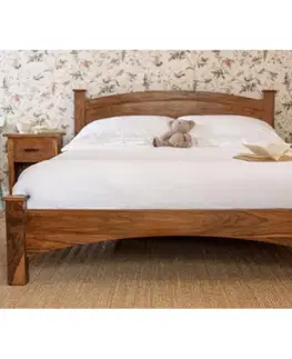 Postele Posteľ Rami 180x200 indický masív palisander