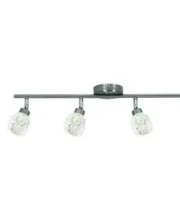 Stropná svetla Candellux Milos Strip 4X40W G9 Saténové