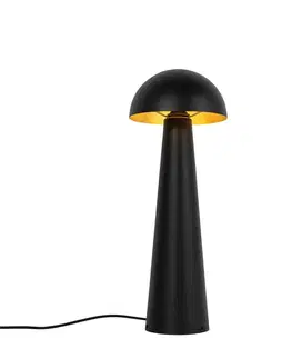 Vonkajšie stojanové svietidlá Vonkajšia stojaca lampa čierna 65 cm - Mushroom