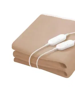 Predlžovacie káble Sencor - Elektrická vyhrievacia deka pre dve osoby 120W/230V 160x140 cm béžová 40025978