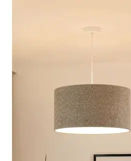 Svietidlá BRILAGI - Luster na lanku BOUCLE ROLLER 1xE27/15W/230V pr. 45 cm šedá 608657