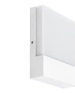 Svietidlá Rabalux 77098 - LED Vonkajšie nástenné svietidlo GIMONE LED/10W/230V IP44 biela 77098
