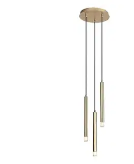 Svietidlá Rabalux 72359 - Luster na lanku RAMIRA 3xG9/5W/230V zlatá 72359