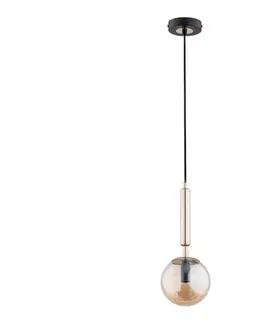 Svietidlá  Luster na lanku VOLDA 1xE14/40W/230V mosadz 60916