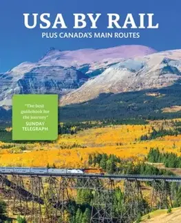 Geografia, mapy, sprievodcovia USA by Rail - Johny Pitts