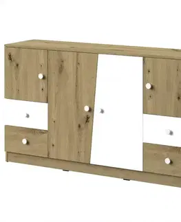 Komody do detskej izby Komoda Nero 06 160 – Biely Mat