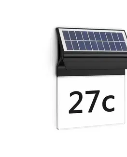 Záhradné lampy Philips - LED Solárne domové číslo ENKARA LED/0,2W/3,7V IP44 872016926546200